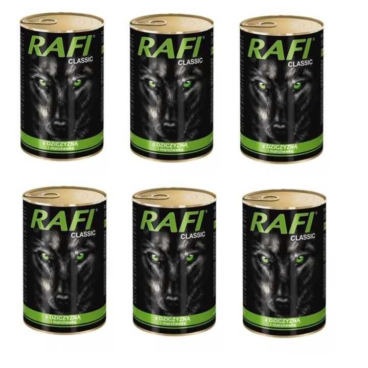 DOLINA NOTECI Rafi Classic mit Wildbret und Karotte in Sauce 1240 g x 6