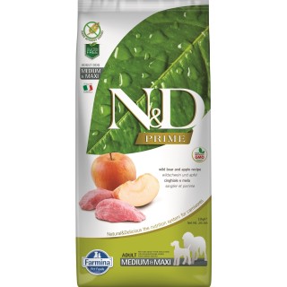 FARMINA N&amp,D Wildschwein &amp, Apfel Erwachsene Medium &amp, Maxi 2,5 kg