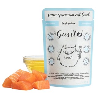 GUSSTO Cat Fresh Salmon 85 g