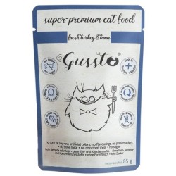 GUSSTO Cat Fresh Turkey&amp,Tuna FRISCHES TRUTHAHN UND THUNFISCH 85 g