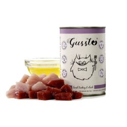 GUSSTO Cat Fresh Turkey &amp, Duck 400 g