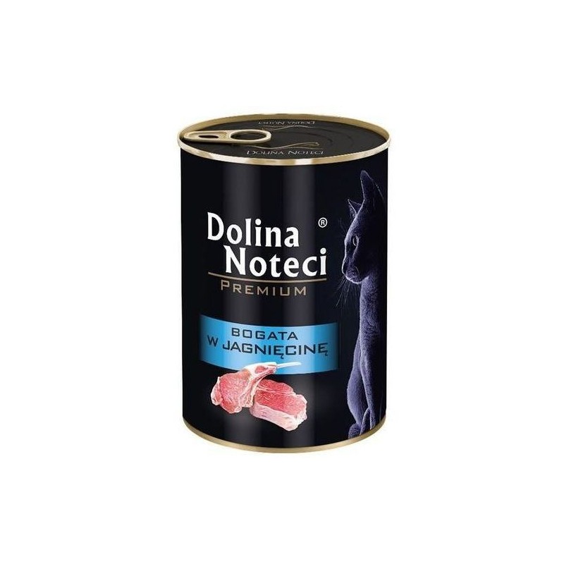DOLINA NOTECI Premium Lamm-reich für ausgewachsene Katzen 400 g