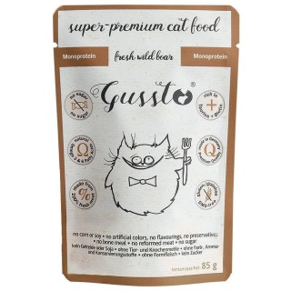 GUSSTO Cat Fresh Wild Boar 85 g