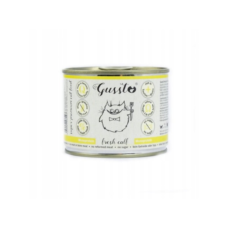 GUSSTO Cat Fresh Calf frisches Kalb 200 g