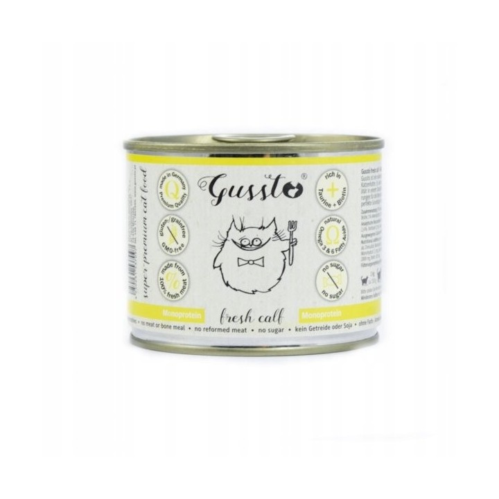 GUSSTO Cat Fresh Calf frisches Kalb 200 g