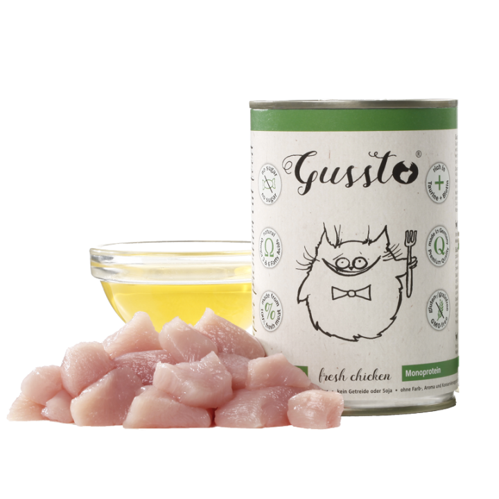 GUSSTO Cat Fresh Chicken frisches Huhn 400 g