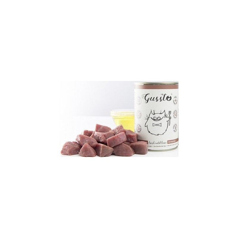 GUSSTO Cat Fresh Wild Boar 400 g