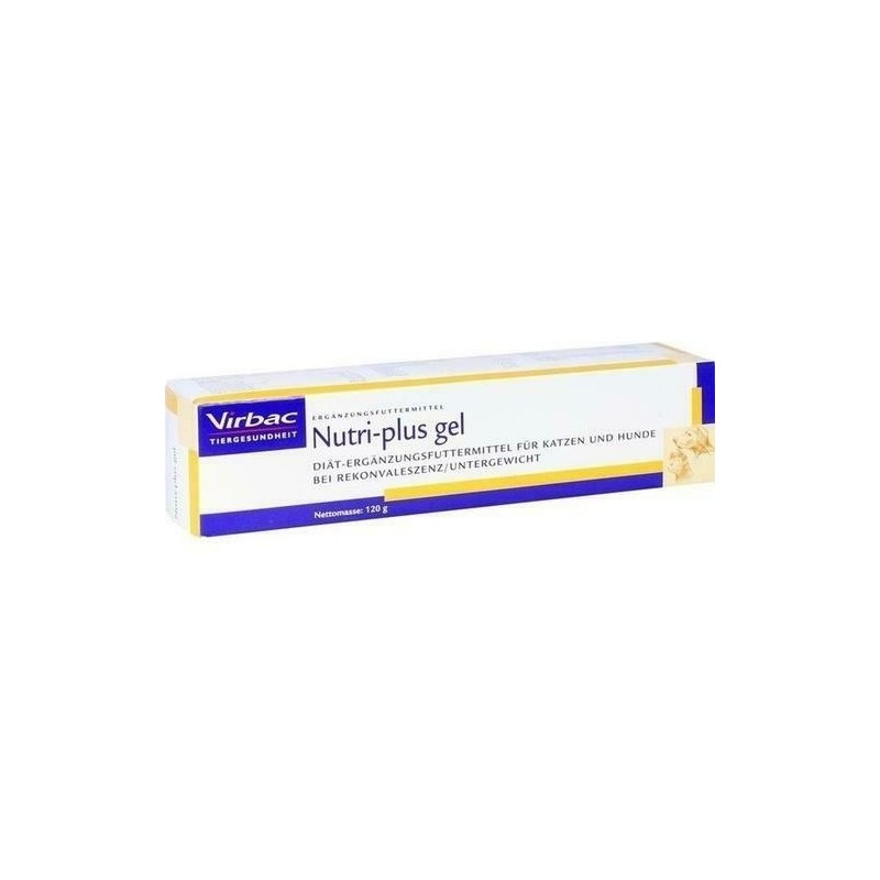 VIRBAC Nutri-Plus gel 120 g Energiehaltige Paste für Hunde und Katzen