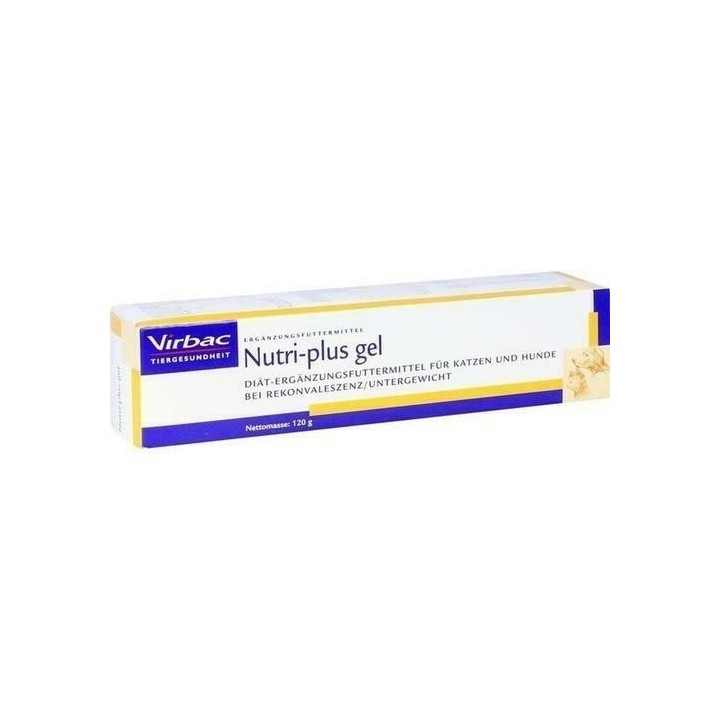 VIRBAC Nutri-Plus gel 120 g Energiehaltige Paste für Hunde und Katzen