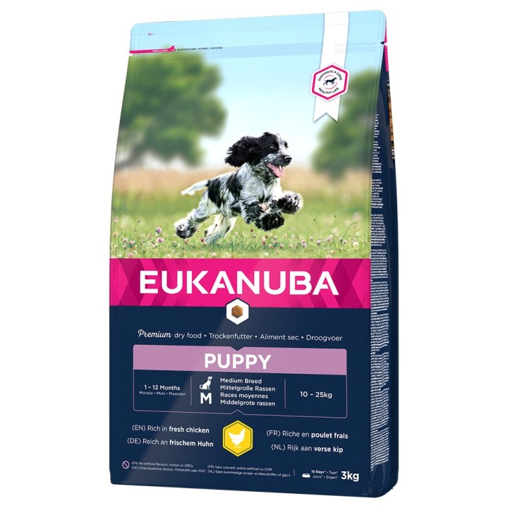 Eukanuba Puppy Medium Breed Huhn - 3 kg