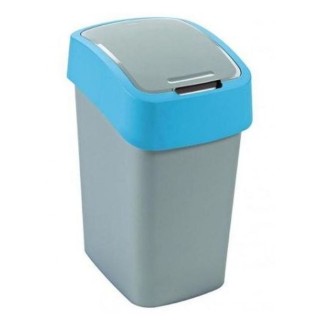 CURVER Mülleimer &quot,FLIP BIN&quot, 25 L silber/blau