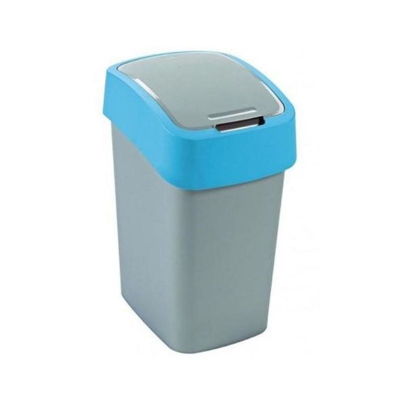 CURVER Mülleimer &quot,FLIP BIN&quot, 25 L silber/blau