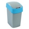 CURVER Mülleimer &quot,FLIP BIN&quot, 25 L silber/blau