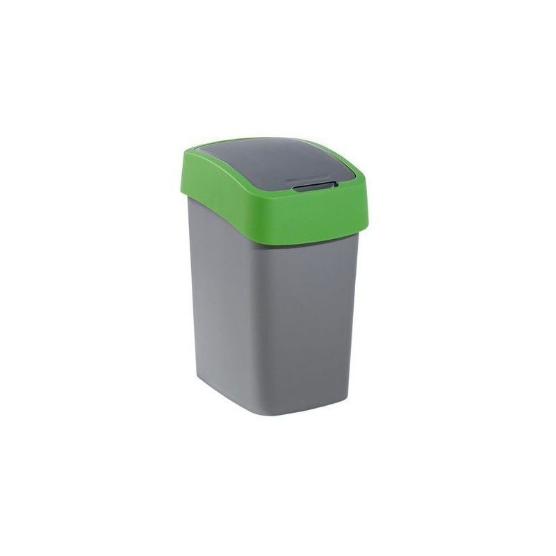 CURVER Mülleimer &quot,FLIP BIN&quot, 25 L silber/grün