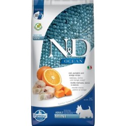 FARMINA N&amp,D Ocean dog adult codfish, pumpkin, orange mini 7 kg