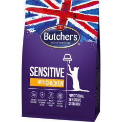 BUTCHER'S Functional Cat Dry Sensitive für sensible Katzen mit Huhn 800 g