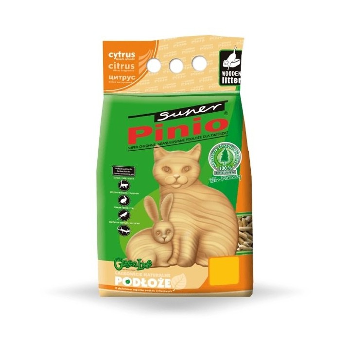 BENEK Super Pinio Katzenstreu Zitrus 5 l