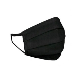 HEXA HEALTH doppelschichtige schwarze Baumwollschutzmaske