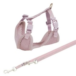 TRIXIE Junior Welpen-Softgeschirr mit Leine Flieder
