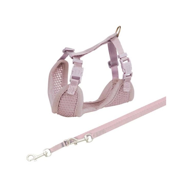 TRIXIE Junior Welpen-Softgeschirr mit Leine Flieder