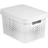 CURVER INFINITY Box mit Punktmuster, 17 L weiß