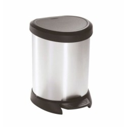 CURVER Metallic's Abfallbehälter 5 Liter, metallic-Silber