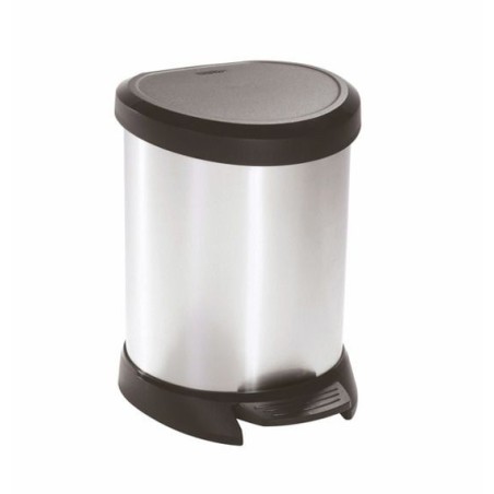 CURVER Metallic's Abfallbehälter 5 Liter, metallic-Silber