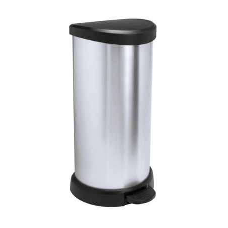 CURVER &quot,Metallic's&quot, Abfallbehälter 40 Liter, metallic-silber
