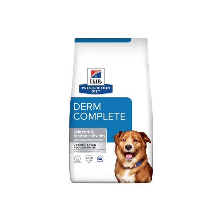 Hill’s Prescription Diet Derm Complete mit Reis & Ei - 12 kg