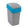 CURVER Mülleimer FLIP BIN 9L silber/blau