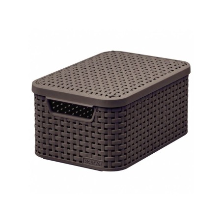 CURVER Aufbewahrungsbox NATURAL STYLE S Dunkelbraun