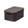 CURVER Aufbewahrungsbox NATURAL STYLE S Dunkelbraun