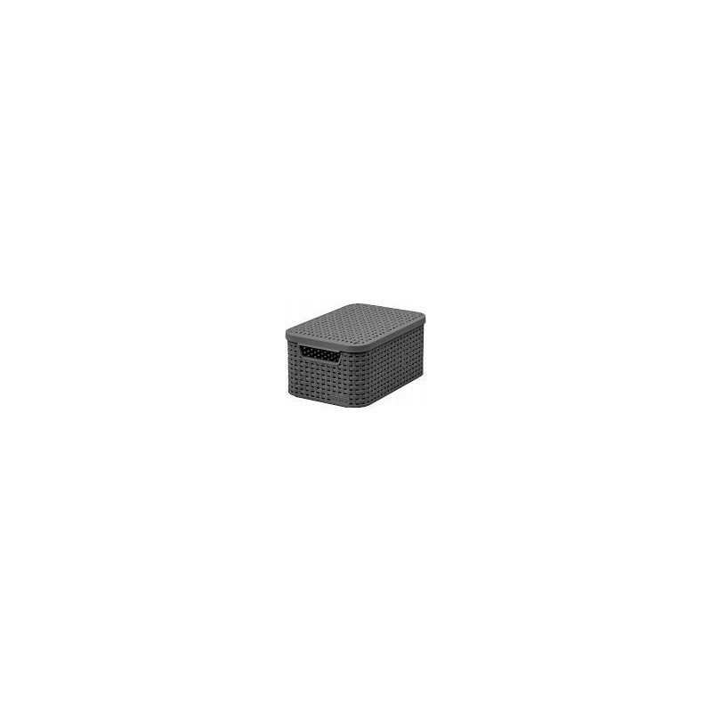 CURVER STYLE&quot,-Korb S mit Deckel dunkelgrau