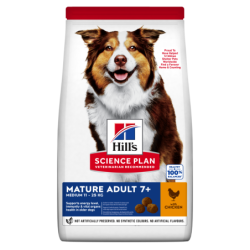 HILL'S SCIENCE PLAN Medium Mature Adult 7+ Hundefutter mit Lamm &amp, Reis 14 kg