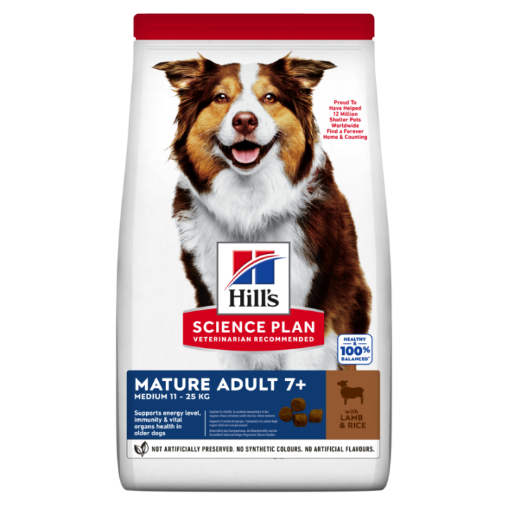 HILL'S Science Plan Canine Mature Adult Lamb&amp,Rice New 14 kg