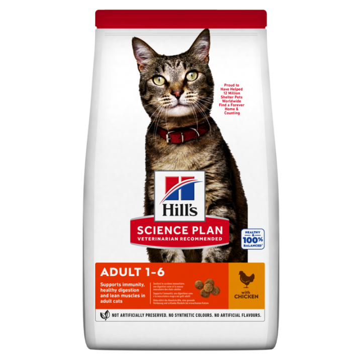 HILL'S Science Plan Feline Adult Chicken New 10 kg