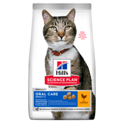 HILL'S Science Plan Cat Adult Dry Chicken Oral Care 7 kg
