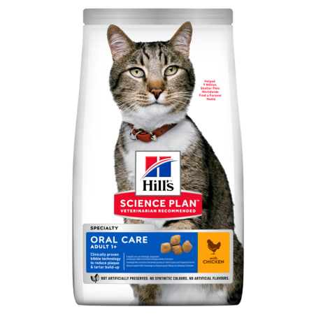 HILL'S Science Plan Cat Adult Dry Chicken Oral Care 7 kg