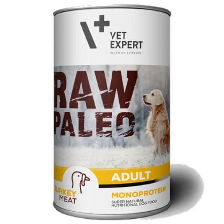 VETEXPERT Hundenassfutter – Raw Paleo Adult Pute 400g