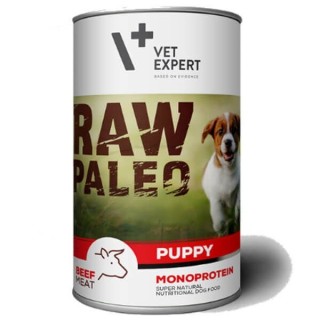 VETEXPERT Hundenassfutter – Raw Paleo Puppy Rind 400g
