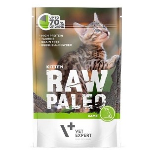 VETEXPERT Katzen-Nassfutter Raw Paleo Kitten Wild 100G