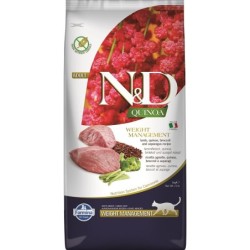 FARMINA N&amp,D Quinoa Katze Gewichtsmanagement Lamm und Brokkoli 5 kg