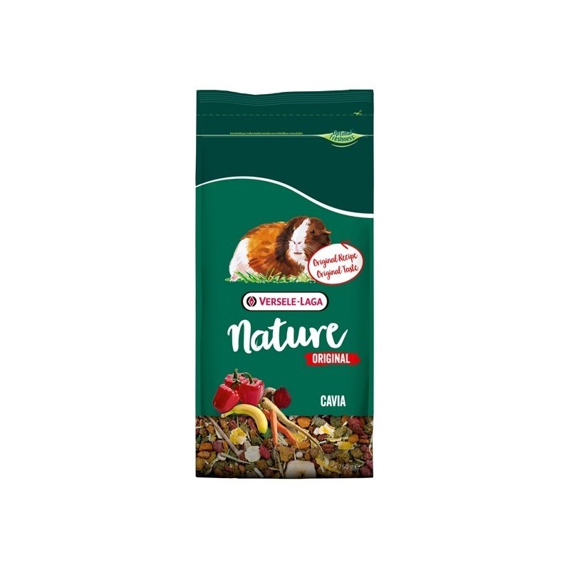 VERSELE-LAGA NATURE Original Cavia Komplettnahrung für Meerschweinchen 750 g