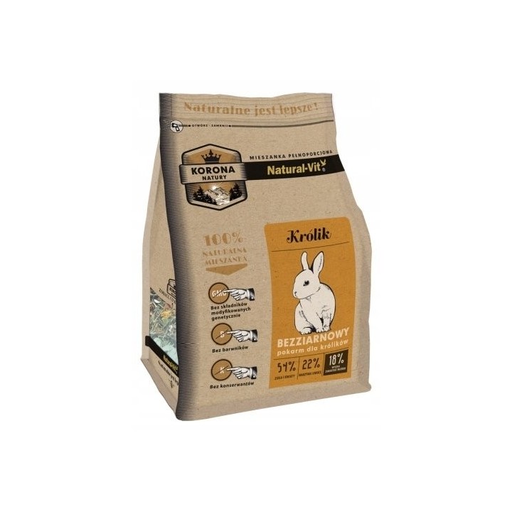 NATURAL-VIT Korona Natury Komplette Kaninchenmischung 10 kg