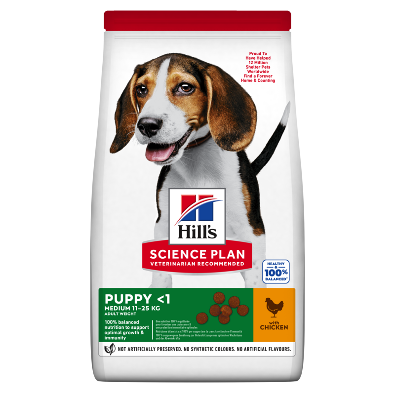 HILL'S Science Plan Hund Puppy Medium Huhn 14 kg