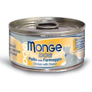 MONGE Natural Dog Hühnchen mit Käse 95g