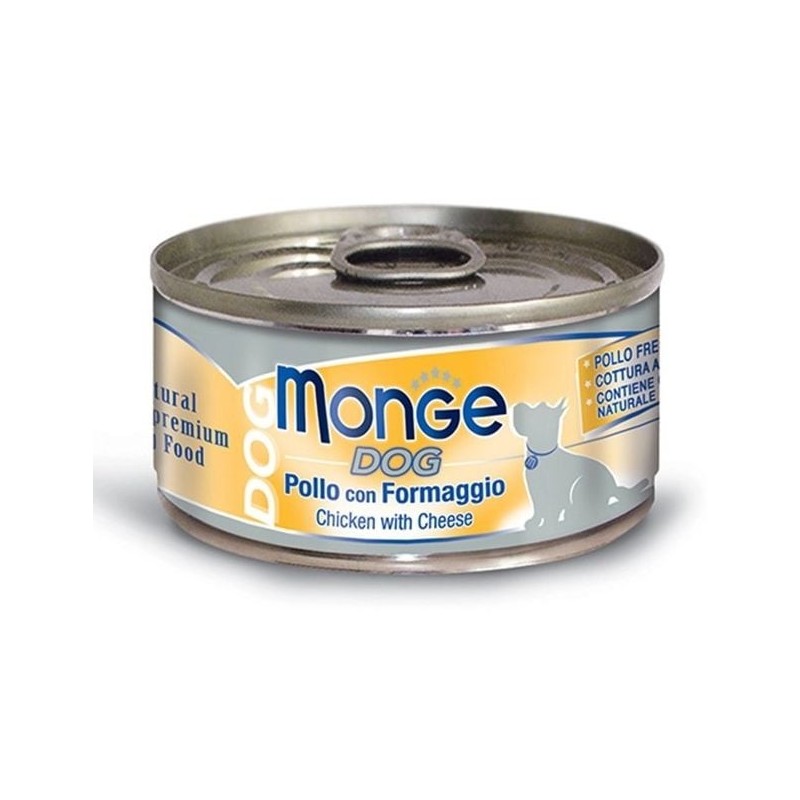 MONGE Natural Dog Hühnchen mit Käse 95g