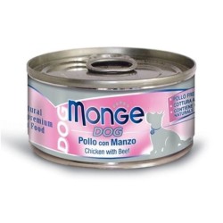 MONGE Natural Dog Hähnchen mit Rindfleisch 95g