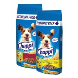CHAPPI MIX mit Geflügel und Gemüse &amp, Rindfleisch, Geflügel und Gemüse 27kg (2x13,5kg)