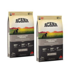 ACANA Light &amp, Fit Dog 22.8 kg (2 x 11.4 kg)